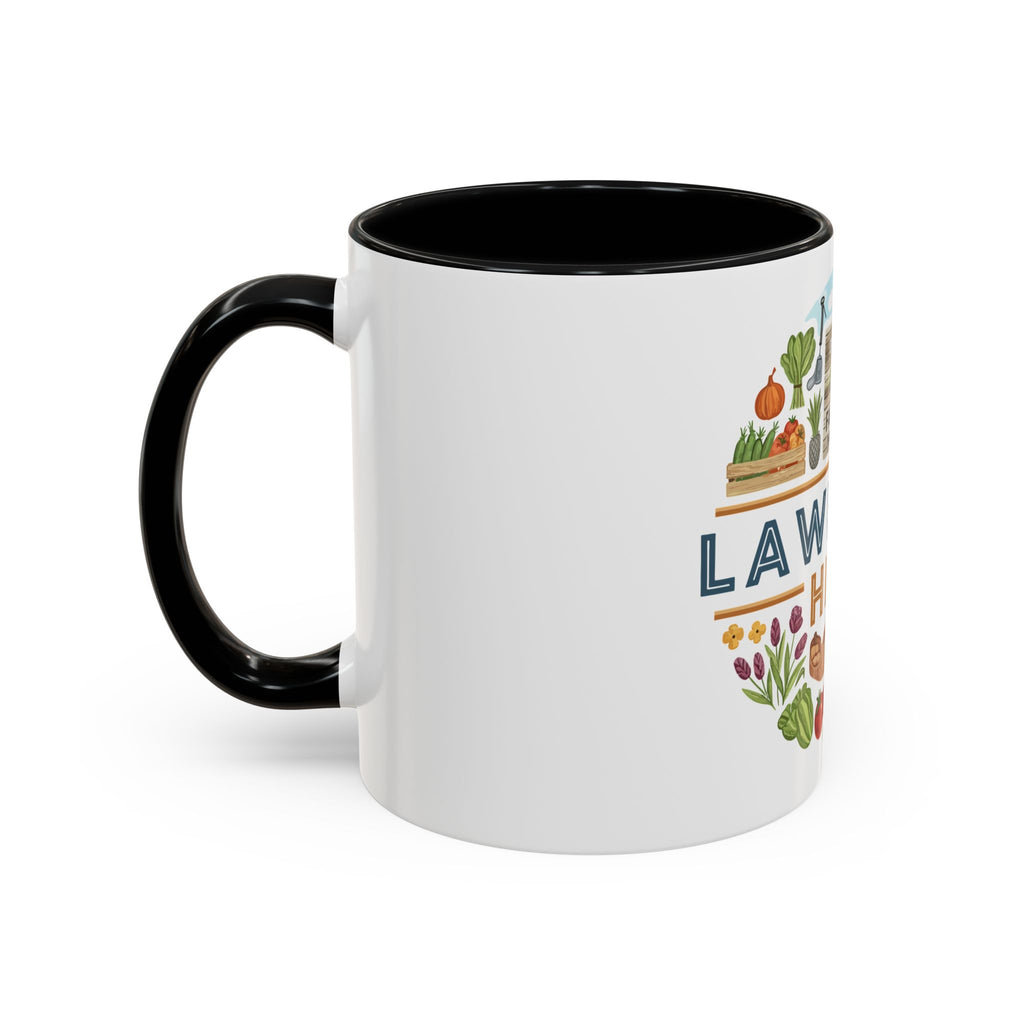 Lawhoma Hills Farmers Market Accent Coffee Mug