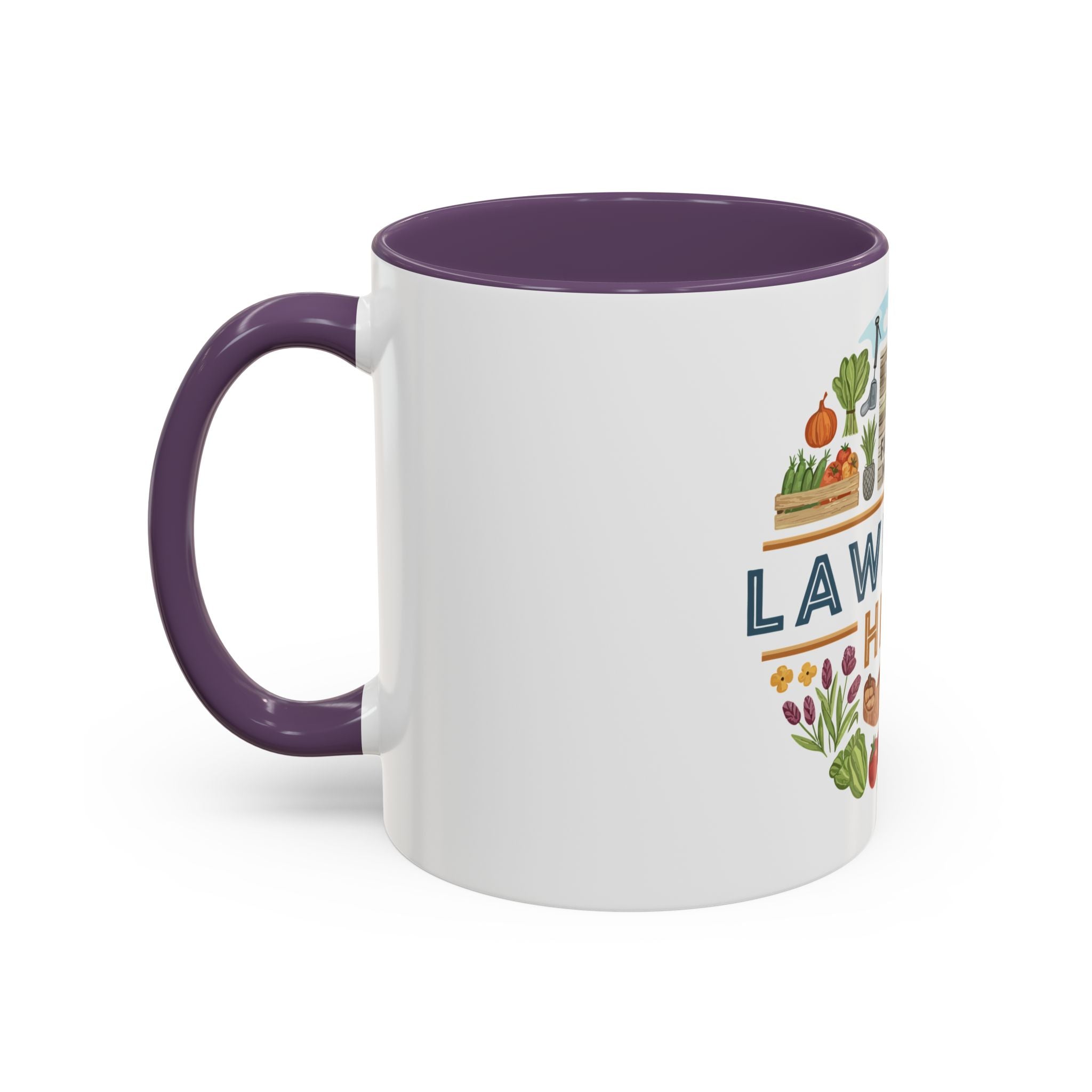 Lawhoma Hills Farmers Market Accent Coffee Mug