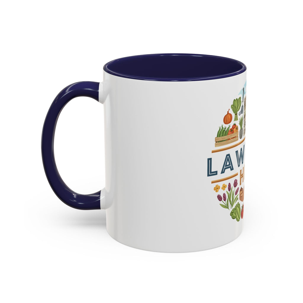 Lawhoma Hills Farmers Market Accent Coffee Mug
