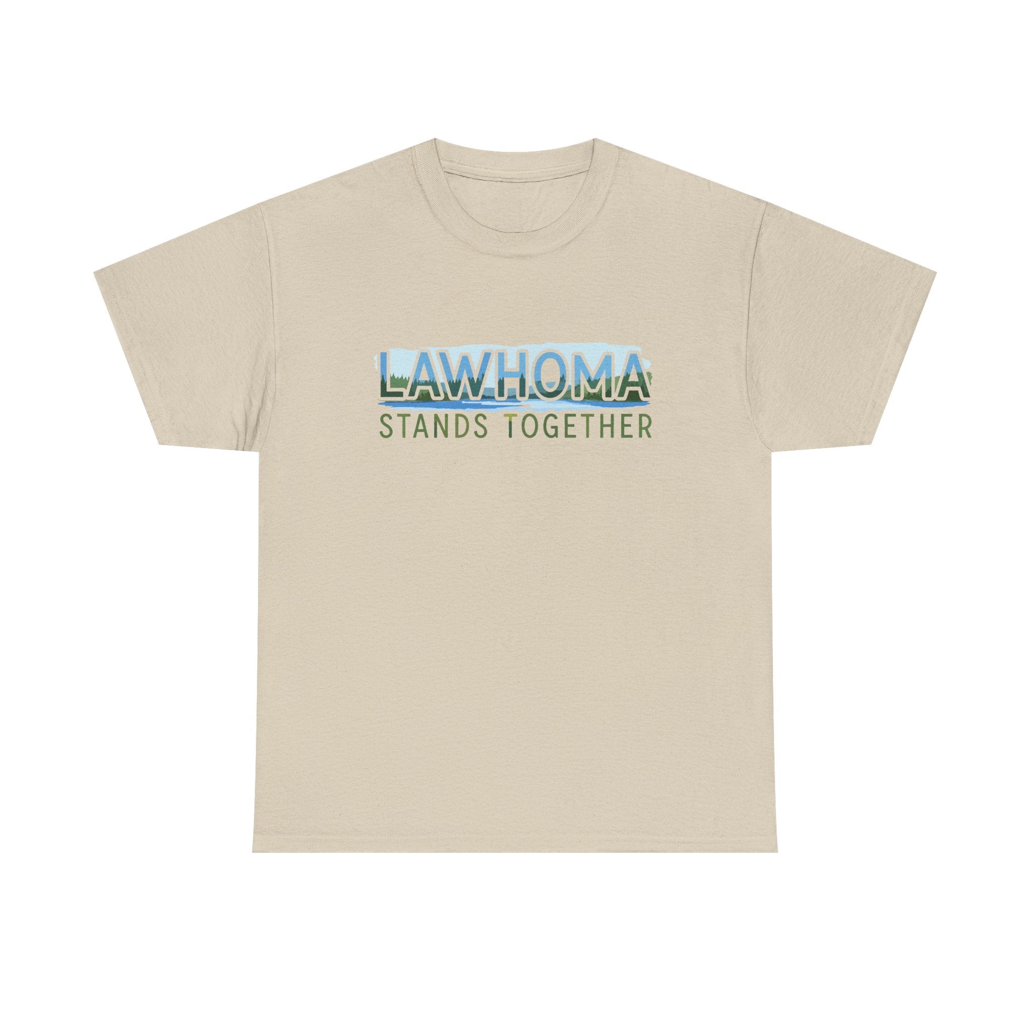 Lawhoma Stands Together Tee — Community Support Graphic T-Shirt