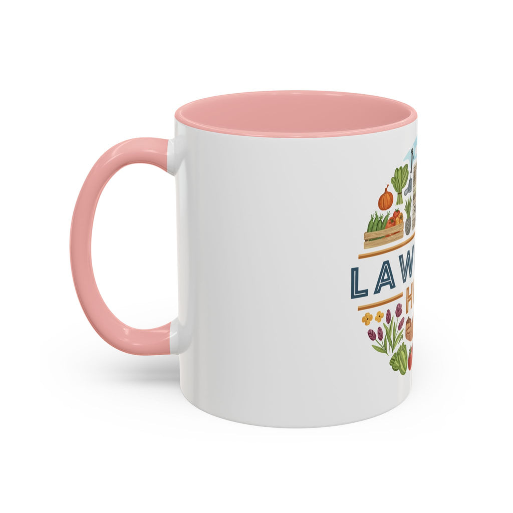 Lawhoma Hills Farmers Market Accent Coffee Mug