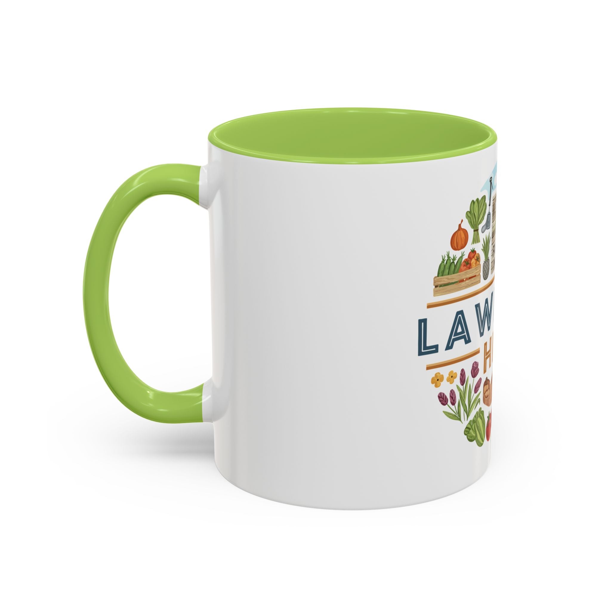 Lawhoma Hills Farmers Market Accent Coffee Mug