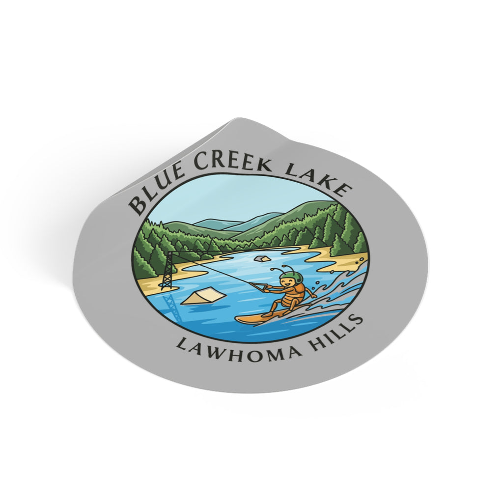 Blue Creek Lake Kolby Wakeboarding Sticker —Lawhoma Hills