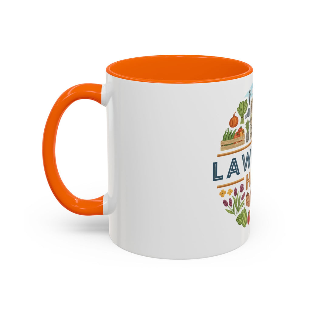 Lawhoma Hills Farmers Market Accent Coffee Mug